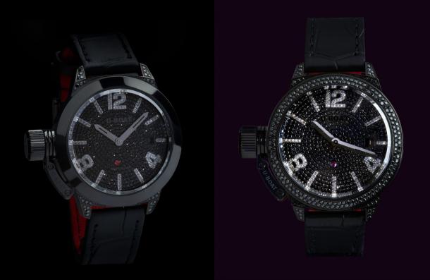 So the first question is who does not need a black diamond watch like this? Ok, maybe not need, but really really want? Don’t forget a little something for the ladies. © U-Boat. Classico black diamond craft watch by U-boat