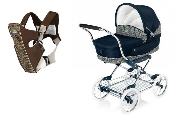 Who rolls in style? Surely any cozy little one in this Fendi-Inglesina ride. © Fendi. Fendi Inglesina baby accessories FW 2012-13