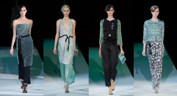 Giorgio Armani Spring Summer 2013 collection at Milan Fashion Week. © Camera Nazionale della Moda Italiana Giorgio Armani SS 2013 collection at Milan Fashion Week
