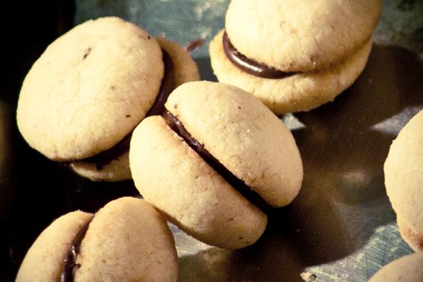 Baci di Dama hazelnut cookies