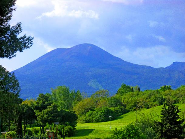 Volcano Vesuvius near Naples