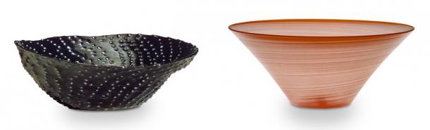 Carlo Scarpa glass designs for Venini