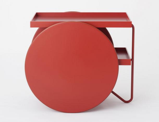 GamFratesi’s Chariot side table design, which recently won the prestigious Interior Innovation Award 2013. © GamFratesi GamFratesi Chariot side table