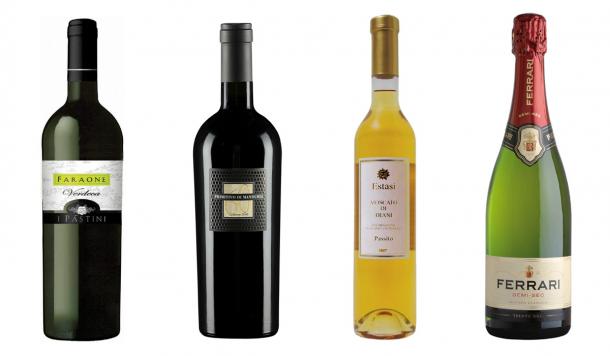 Italian wines for wedding menu: main courses and desserts
