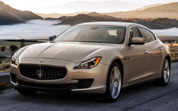 From any angle, this is a car for the design connoisseur. © Maserati Maserati Quattroporte 2013 on the road