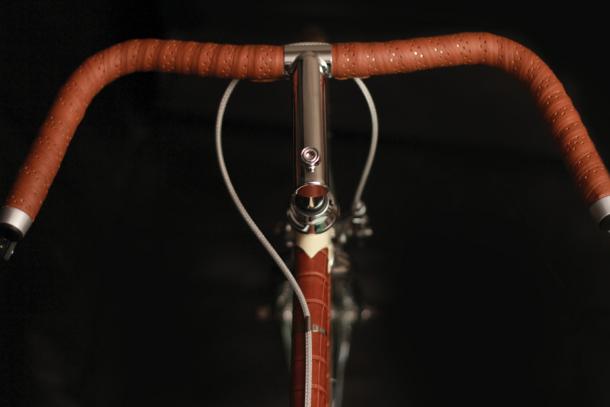 Milano Bespoke Bicycle: handlebar detail