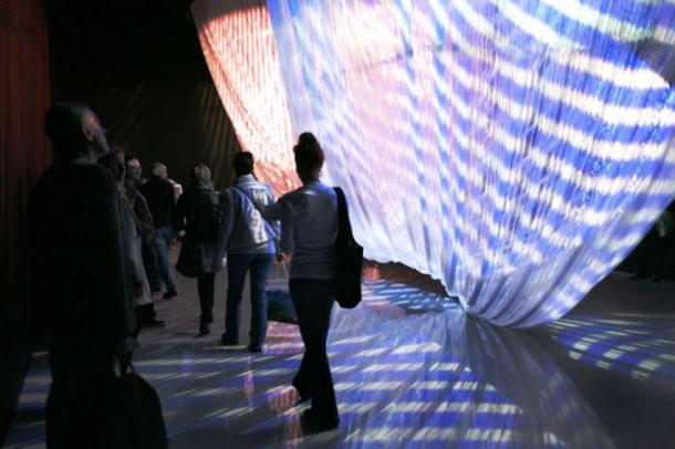 Welcome to the Temporary Museum for New Design, installation by Canon. © Superstudio Group Canon at Temporary Museum for New Design in Milan