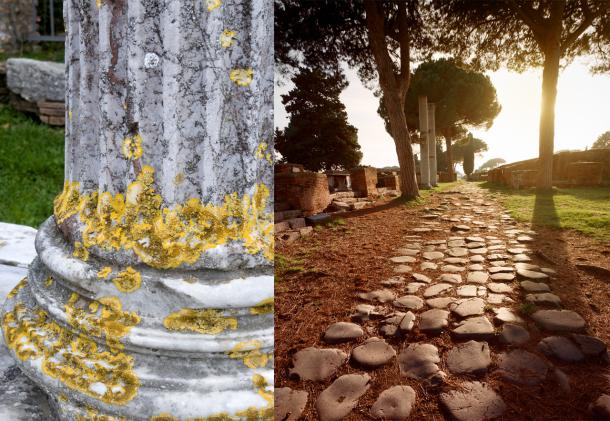 Roman ruins in Ostia