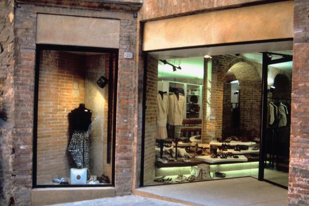 An Italian fashion boutique