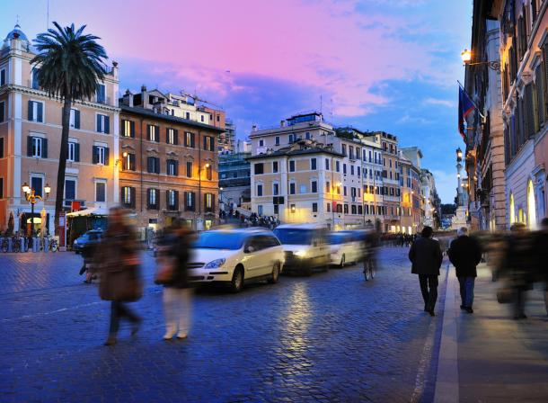 Piazza di Spagna is Rome's luxury shopping epicenter