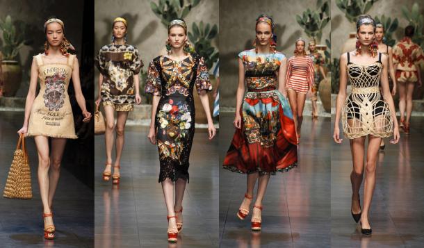 Dolce & Gabbana SS 2013 collection at Milan Fashion Week