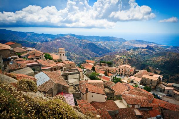 Bova Superiore panoramic view in Calabria